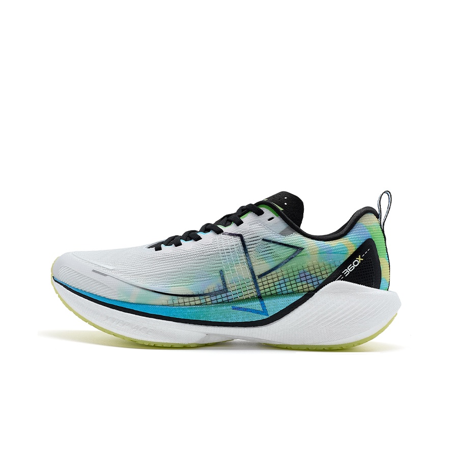 Men'S Shoes Green And White - XTEP 360X hardloopschoenen heren laag model