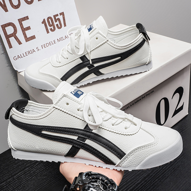 Men'S Shoes Green And White - Modemerk Sneakers Sportschoenen voor heren Hardloopschoenen