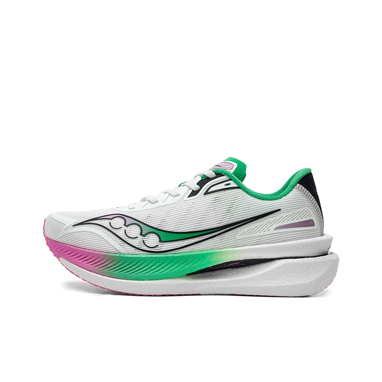 Men'S Shoes Green And White - Saucony IDLING Cruise Lichtgewicht, dempende, antislip,