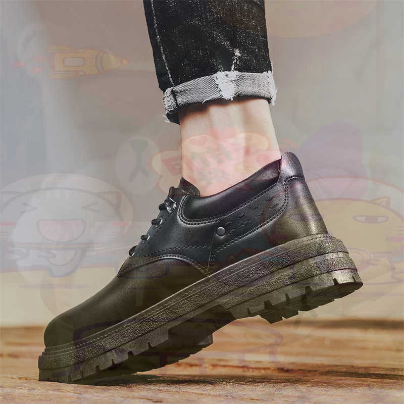 Men Shoes Expensive - Donker natuurlijk leer Mode-sneakers Tennis Herensneakers