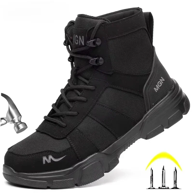 Men Shoes Boots - Werklaarzen Onverwoestbare veiligheidsschoenen voor heren Schoenen