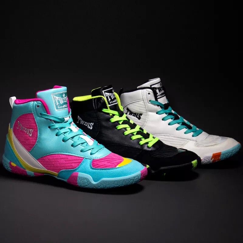 Men Shoes Vs Women - Professionele worstelschoenen voor heren Dames Zwart