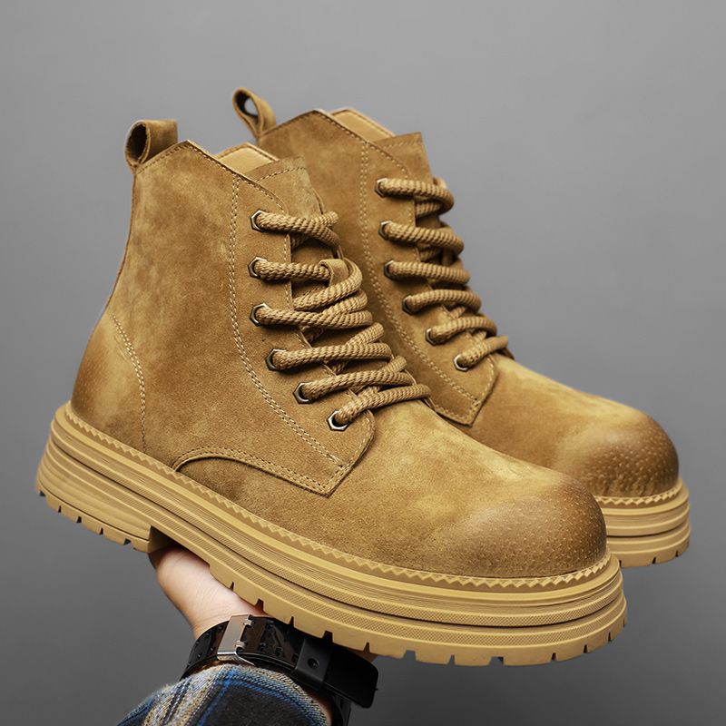 Men Shoes Classic - Hoge kwaliteit heren enkellaarzen Mode lederen