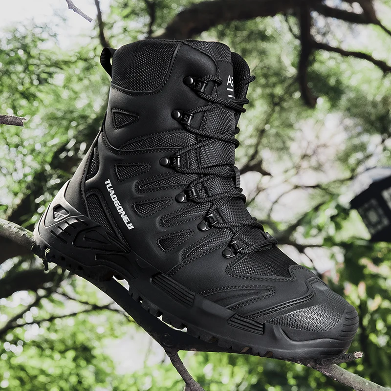 Men Shoes Boots - Heren Outdoor Wandelen Tactische Laarzen Enkel
