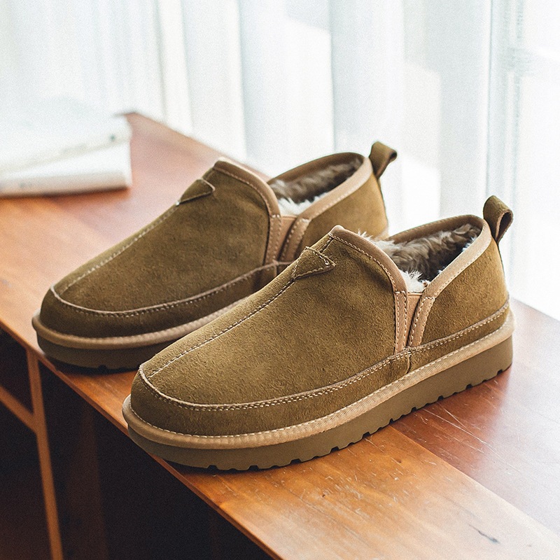 Men Shoes Classic - Winter Dames Heren Echt Koeienleren Sneeuwlaarzen