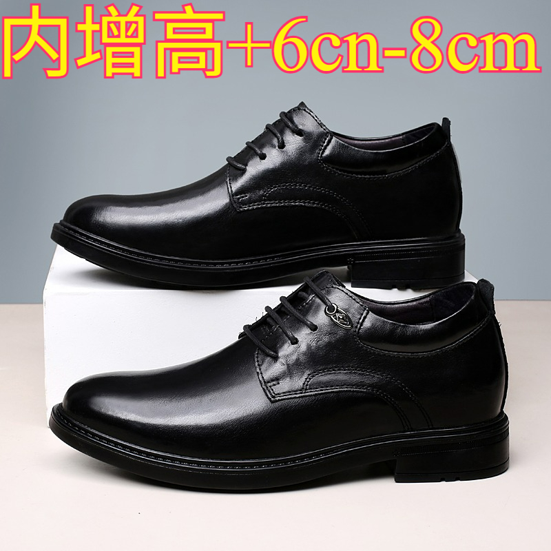 Men'S Shoes Temu - Leren casual verhogende schoenen voor heren,