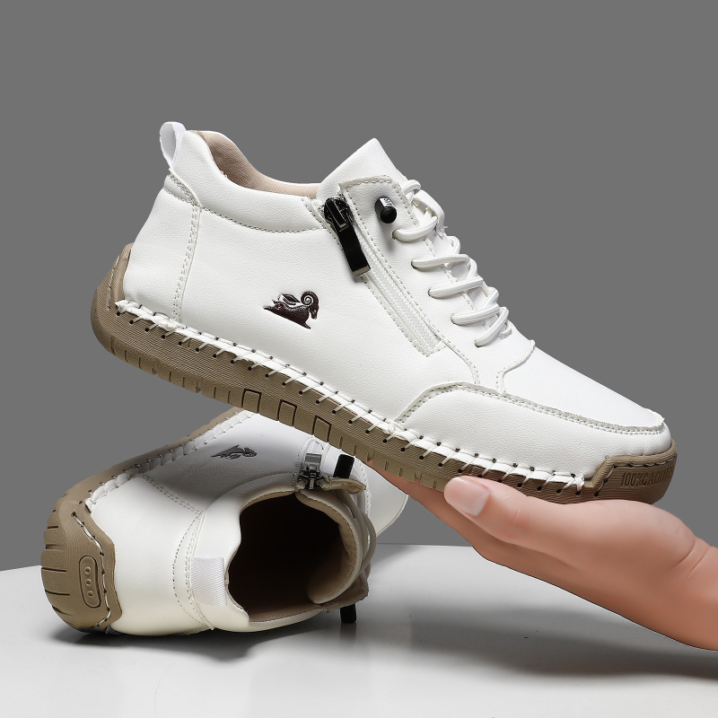Men Shoes Classic - Damessneakers Handgemaakte lederen vrijetijdsschoenen Outdoor zachte