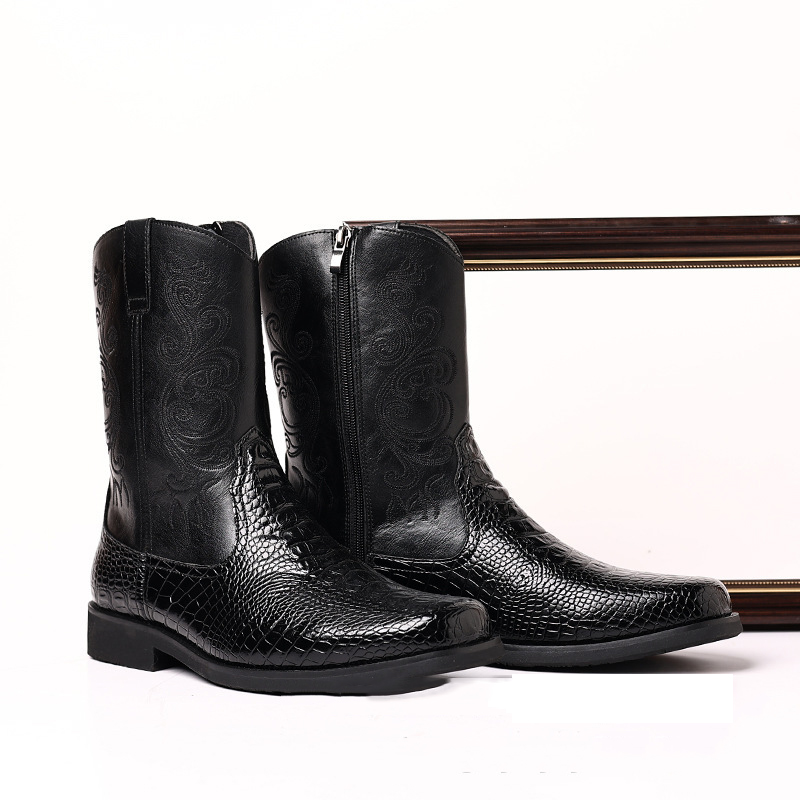 Leren westernlaarzen voor here - Men Shoes Classic recensie en prijs