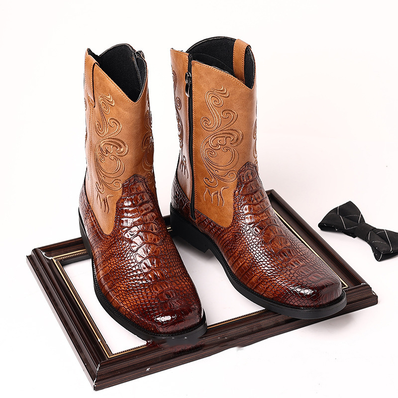 Leren westernlaarzen voor here - Men Shoes Classic recensie en prijs