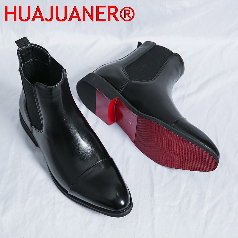 Zwarte Chelsea-laarzen voor he - Men'S Shoes Temu recensie en prijs
