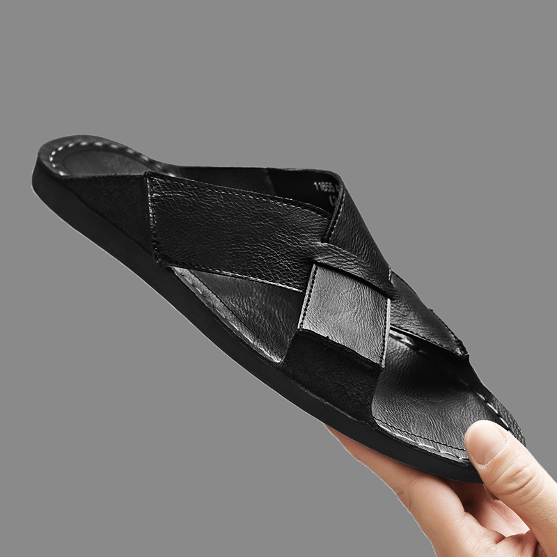 Mode Echt Leer Mannen Slippers - Men'S Shoes Temu recensie en prijs