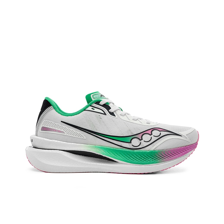 Saucony IDLING Cruise Lichtgew - Men'S Shoes Green And White recensie en prijs