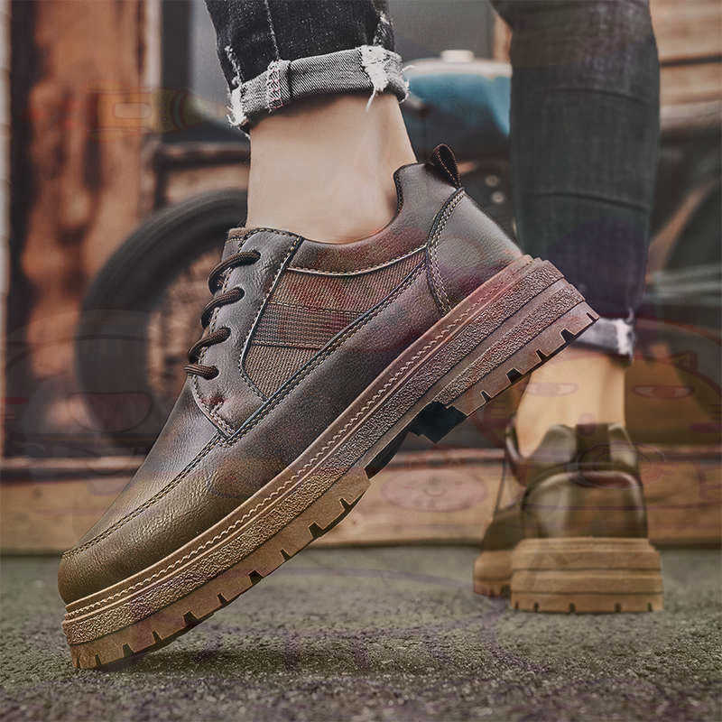 Donker natuurlijk leer Mode-sn - Men Shoes Expensive recensie en prijs