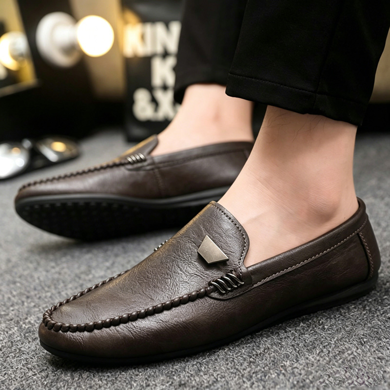 Britse stijl leren herenschoen - Men'S Shoes Temu recensie en prijs