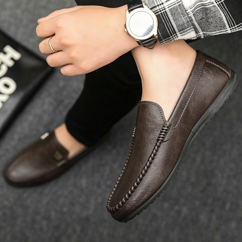 Britse stijl leren herenschoen - Men'S Shoes Temu recensie en prijs