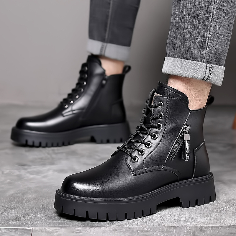 Mannen Klassieke Lederen Laarz - Men Shoes Classic recensie en prijs