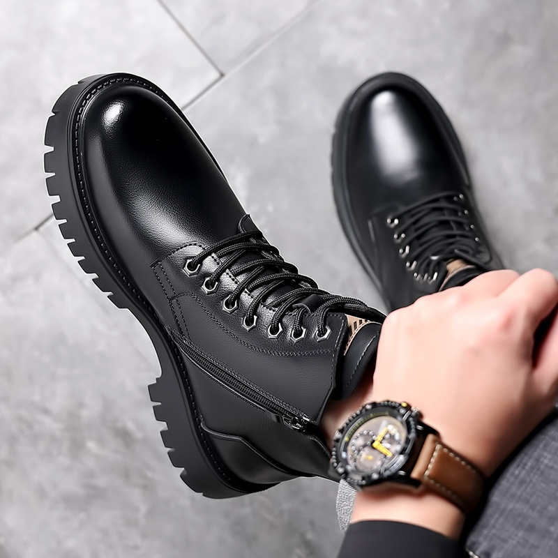 Mannen Klassieke Lederen Laarz - Men Shoes Classic recensie en prijs