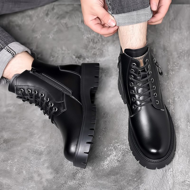 Mannen Klassieke Lederen Laarz - Men Shoes Classic recensie en prijs