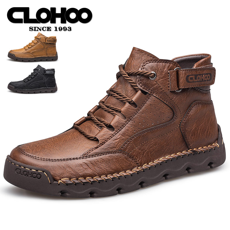 CLOHOO Handgestikte Herenschoe - Men'S Shoes Temu recensie en prijs