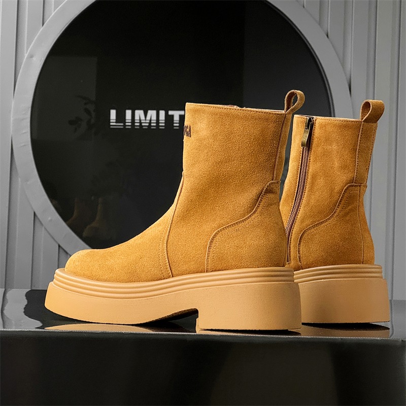 Winter Europa Amerika Retro di - Men'S Shoes To Increase Height recensie en prijs