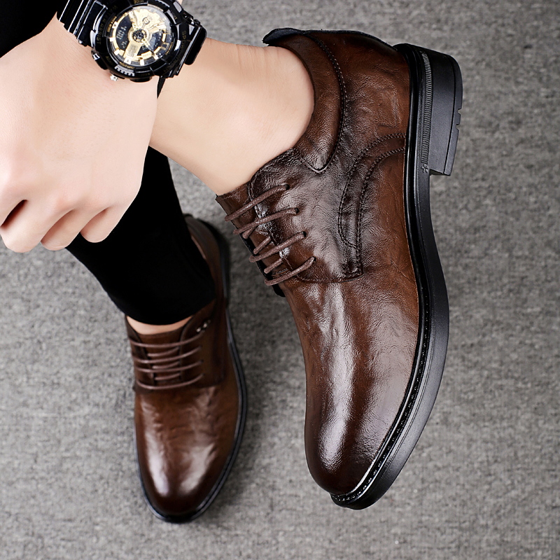 Leren casual verhogende schoen - Men'S Shoes Temu recensie en prijs